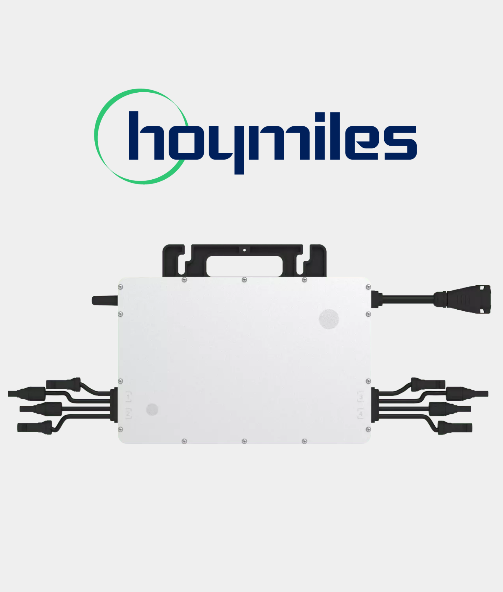 Système de panneaux solaires Hoymiles Plug & Play – 4 panneaux (micro-onduleur, câblage et sous-structure inclus)