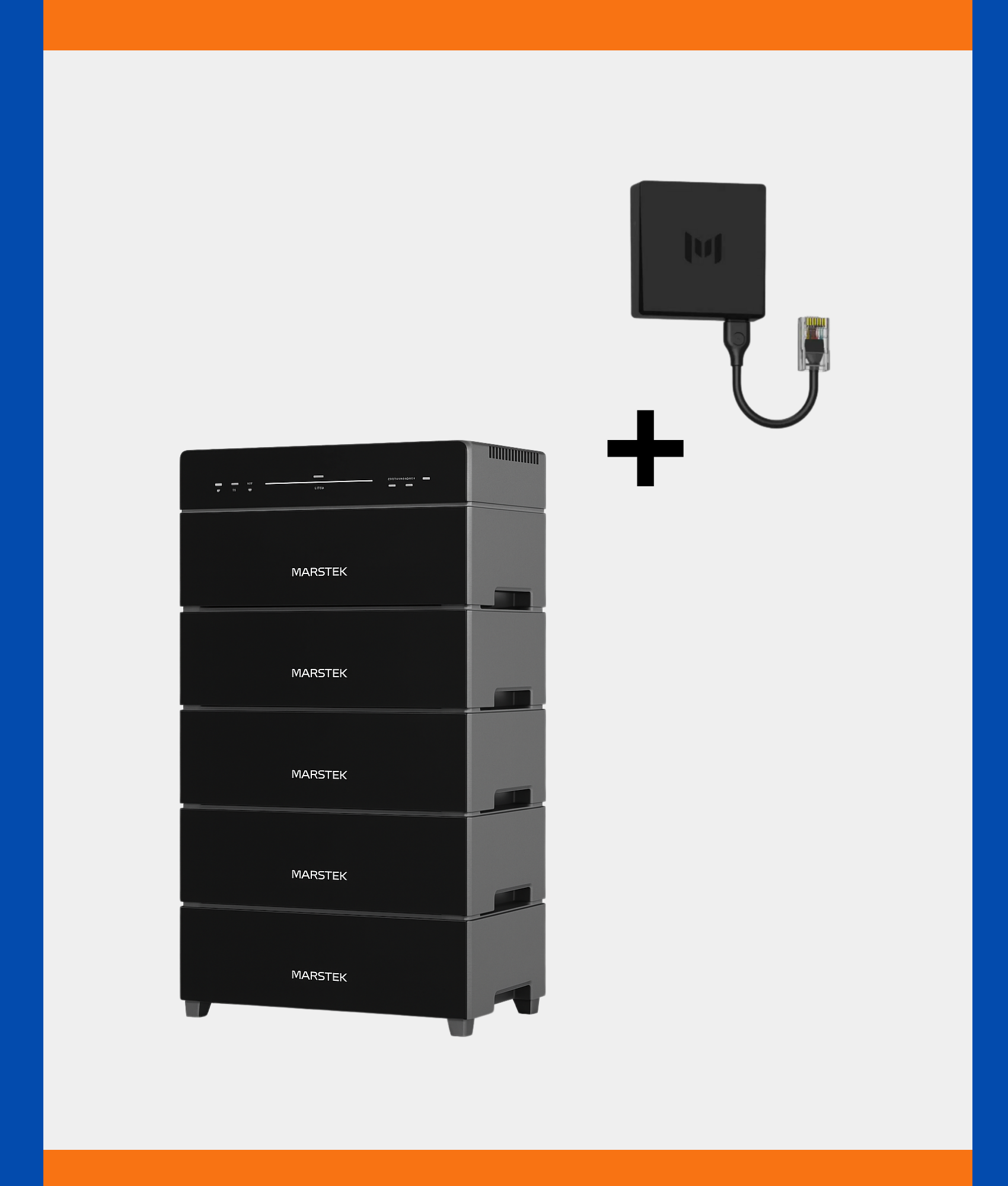 Marstek Venus A – Plug & Charge Thuisbatterij 10.6 kWh – Incl. P1 Meter