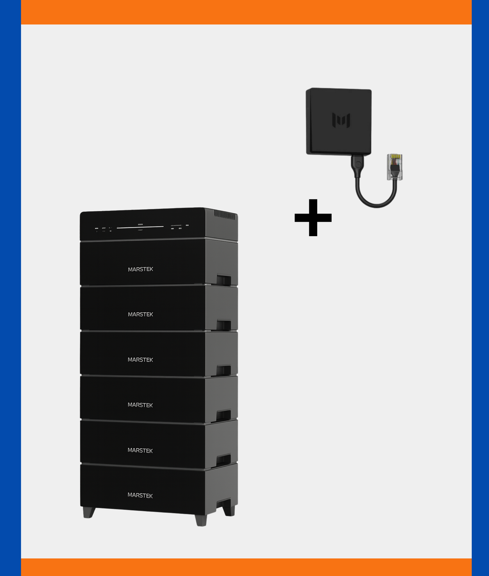 Marstek Venus A – Plug & Charge Thuisbatterij 12.72 kWh – Incl. P1 Meter/KWh-meter